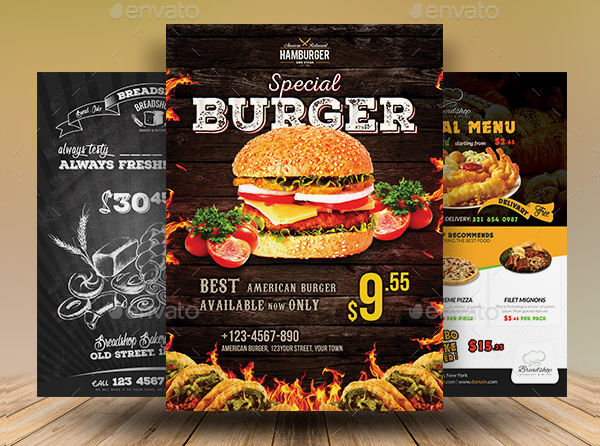 Food And Restaurant Flyer Bundle