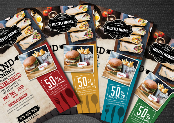 Food Menu Flyer Template