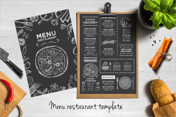 Food Menu Restaurant Flyer Template