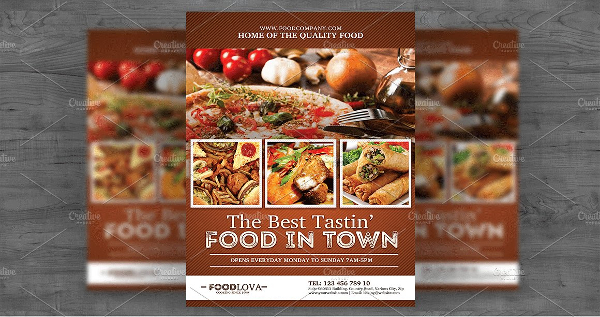 Food Offer Service Flyer Template
