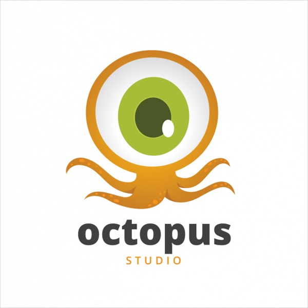 Free Download Octopus Logo Template