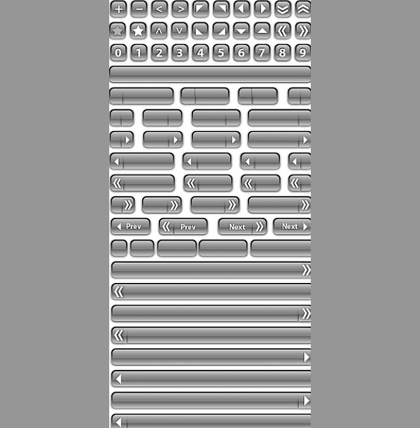 Glass Free Vector Buttons Designs