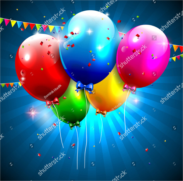 Birthday Glossy Background