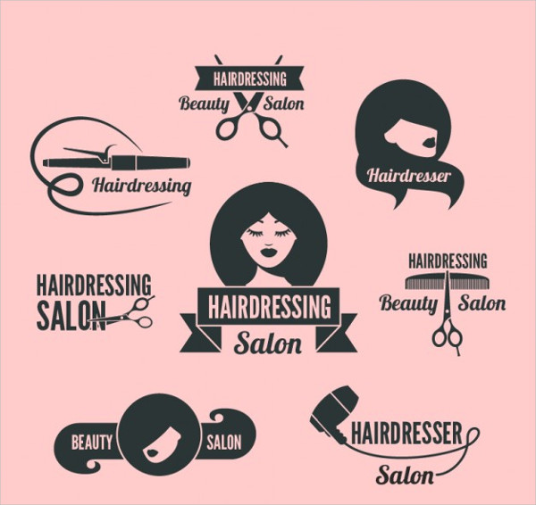 Beauty Salon Logos Free Vector