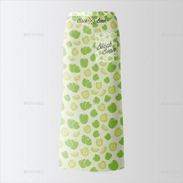 Half Waist Apron Mock-up