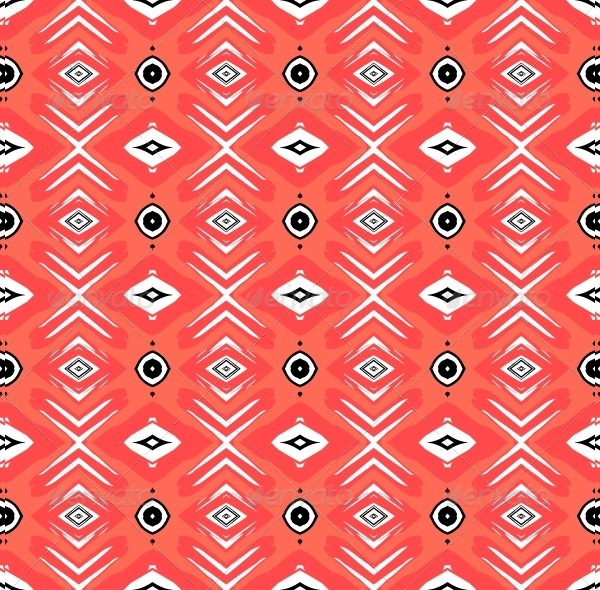 Hipster Pattern With Geometric Forms