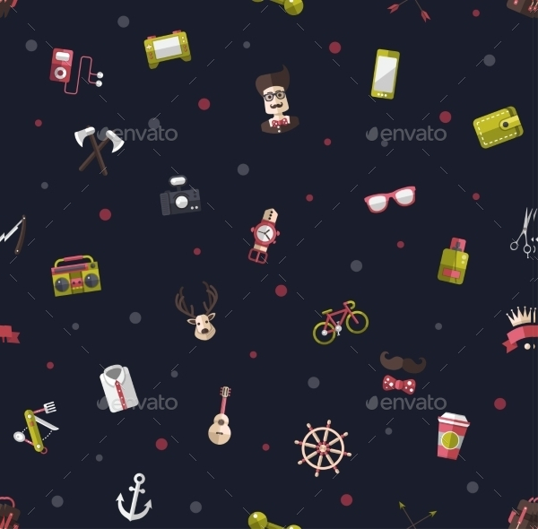 Hipster Retro Pattern