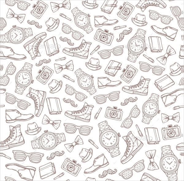 Hipster Seamless Pattern