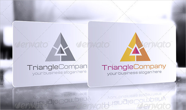 Unique Triangle Company Logo Design