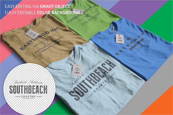 Infinity Color T-Shirt Mockups