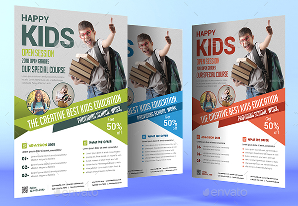 Junior School Education Flyers