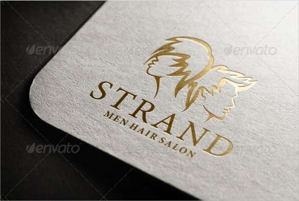 Men Hair Salon Stylish Logo