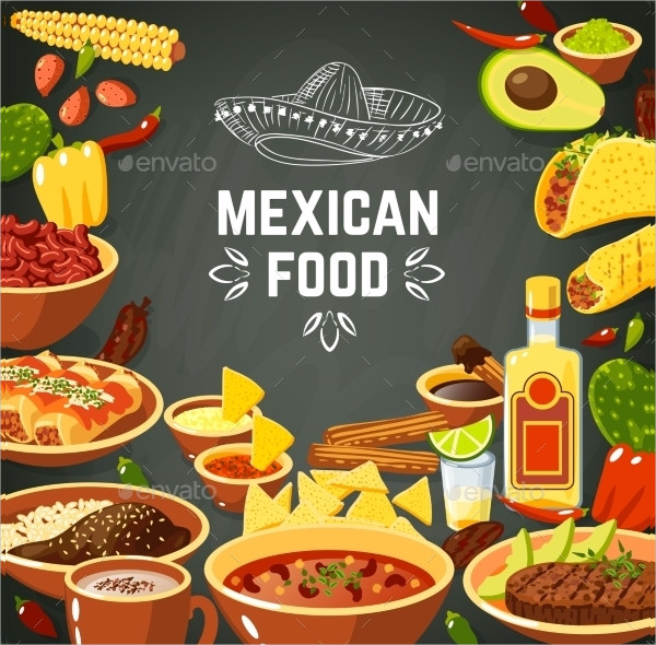 Mexican Food Illustration