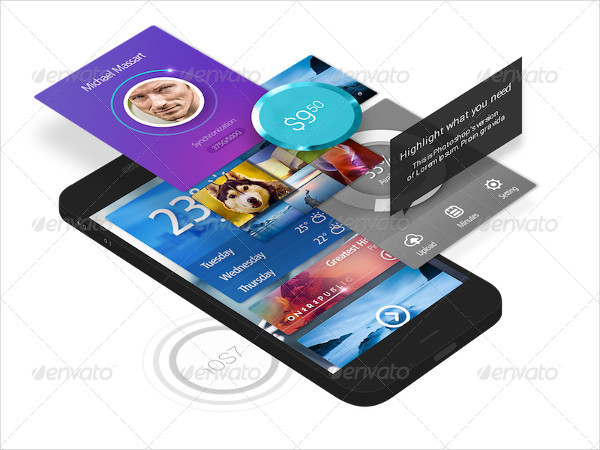 Mobile App Presentation Mock-Up