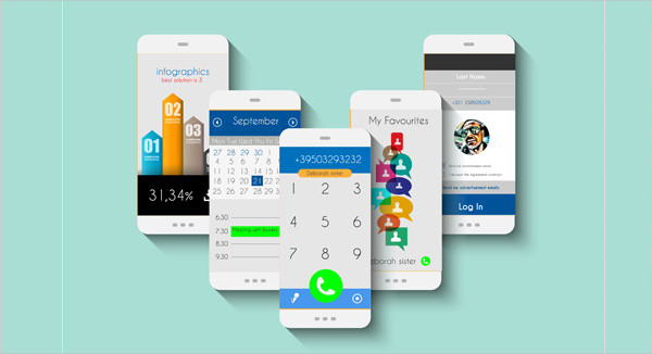 Mobile Devices App Mockup