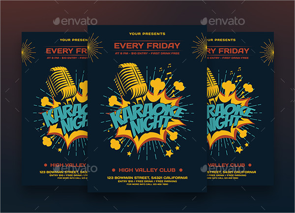 Karaoke Perfect Flyer Template