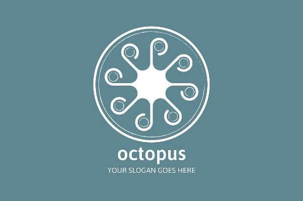 Octopus Agency Logo Template