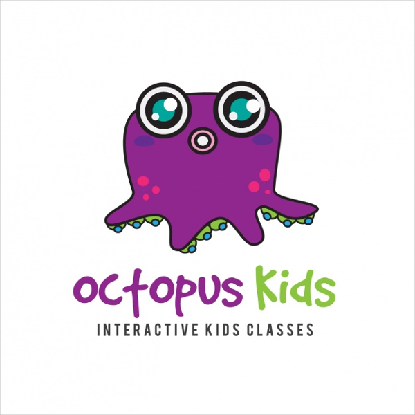 Octopus Kids Education Logo Free Download