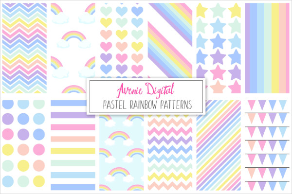 Pastel Rainbow Pattern
