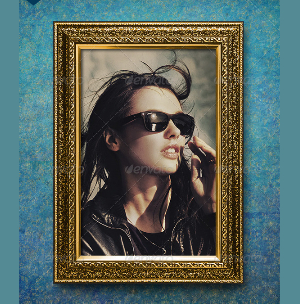 Photo Poster Frame Mockup