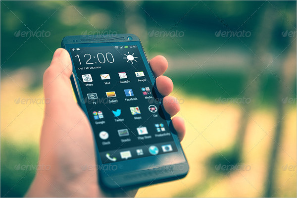 Photorealistic Mobile App Mock-Up
