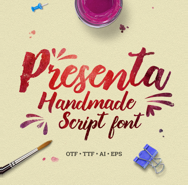 Presenta Handmade Script Fonts