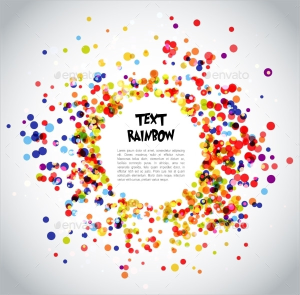 Rainbow Circle Pattern