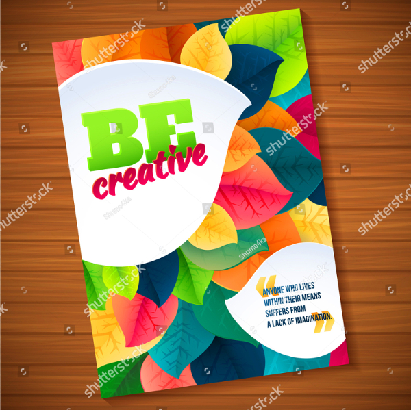 Rainbow Leaves Flyer Template