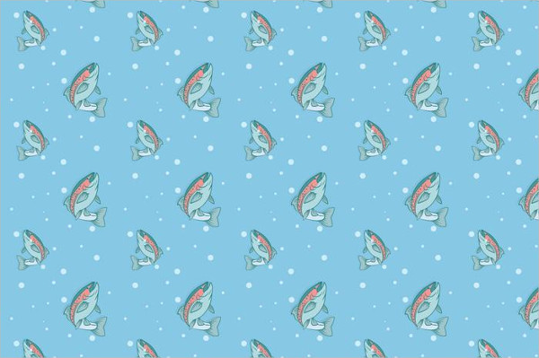 Rainbow Trout Blue Pattern