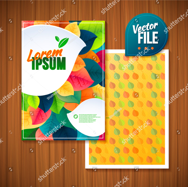 Rainbow Summer Spring Leaves Flyer