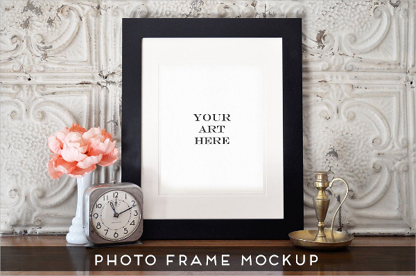 Realistic Photo Frame Art Mockup