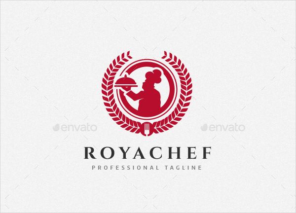 Royal Restaurant Chef Logo