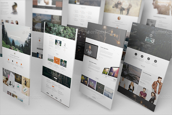 Simple Perspective Web Mockup Bundle