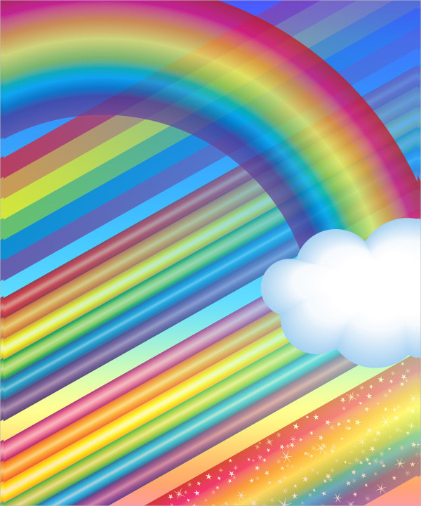 Attractive Rainbow Brushes Set