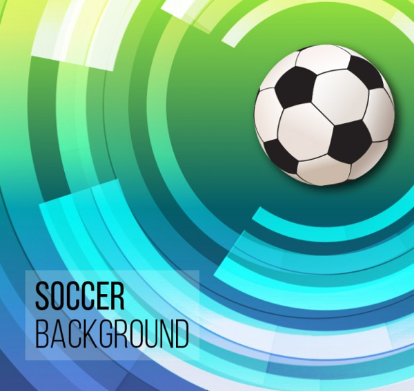 Soccer Ball Background Free Vector