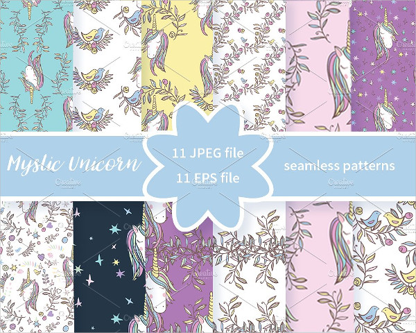 Unicorn Rainbow Pattern