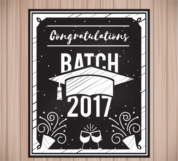 Free Graduation Vintage Invitation Template