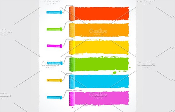 Vector Rainbow Illustration Brushes