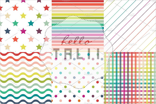 Waves Rainbow Pattern