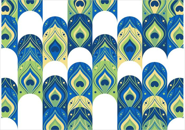 Wild Animals Peacock Pattern