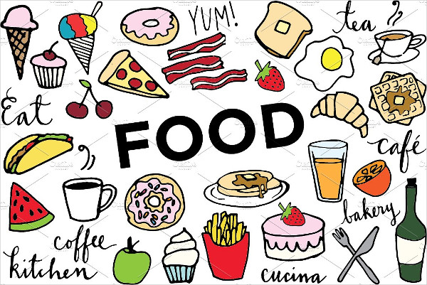 Yummy Food Illustrations