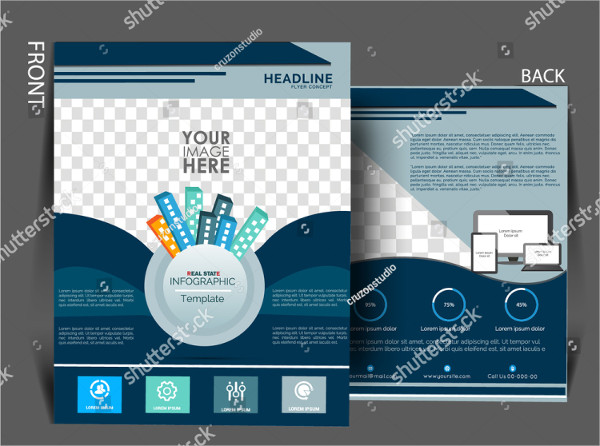 Abstract Real Estate Catalog Design Template