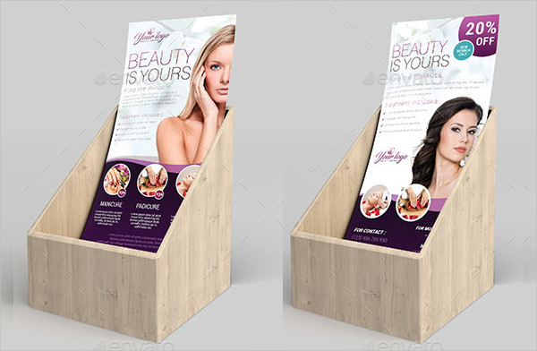 Beauty Care Rack Cards Template