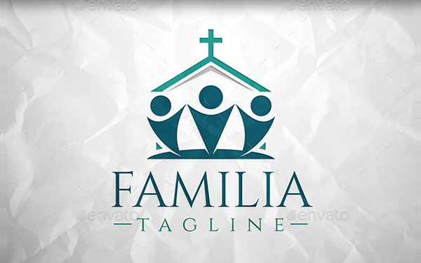Church Family Design Logo