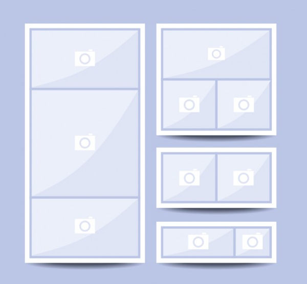 Free Vector Collage Picture Template