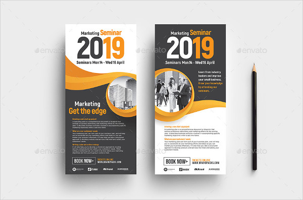 Corporate Event Rack Cards Template