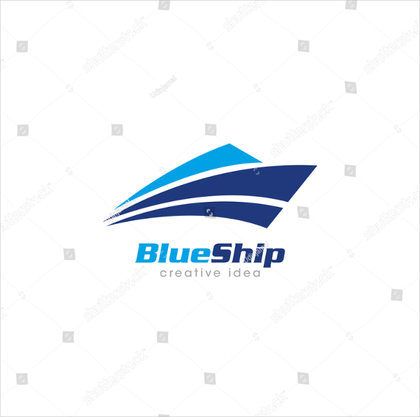 Creative Ship Concet Logo Template
