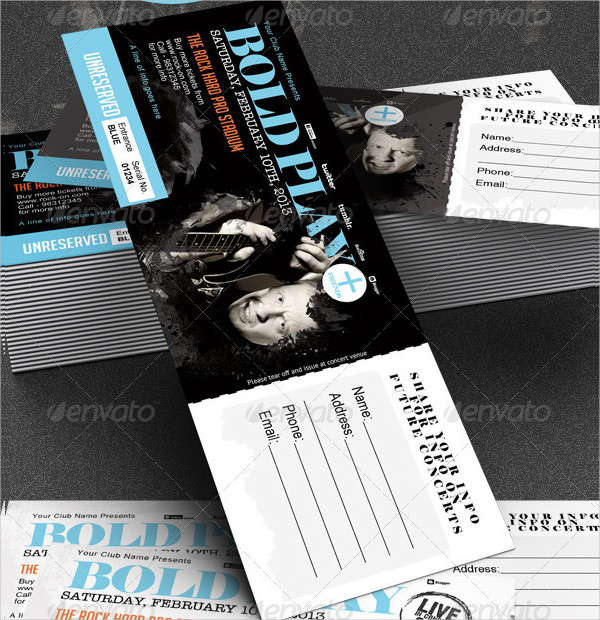 Event Ticket Design Template