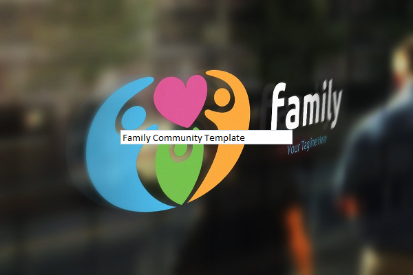 Family Community Logo Template