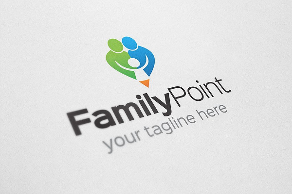 Family Point Logo Template